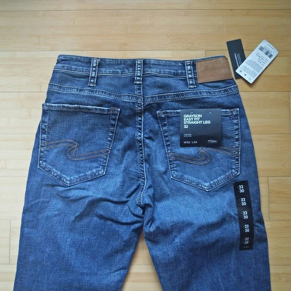 -NWT- Men's Silver Jeans Grayson Straight Jeans 36x30 - Picture 8 of 14